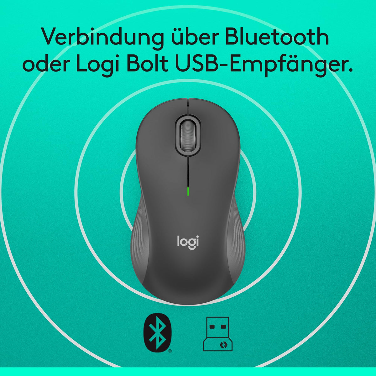 Mouse fără fir de dimensiune completă Logitech Signature M550L - 910-007187