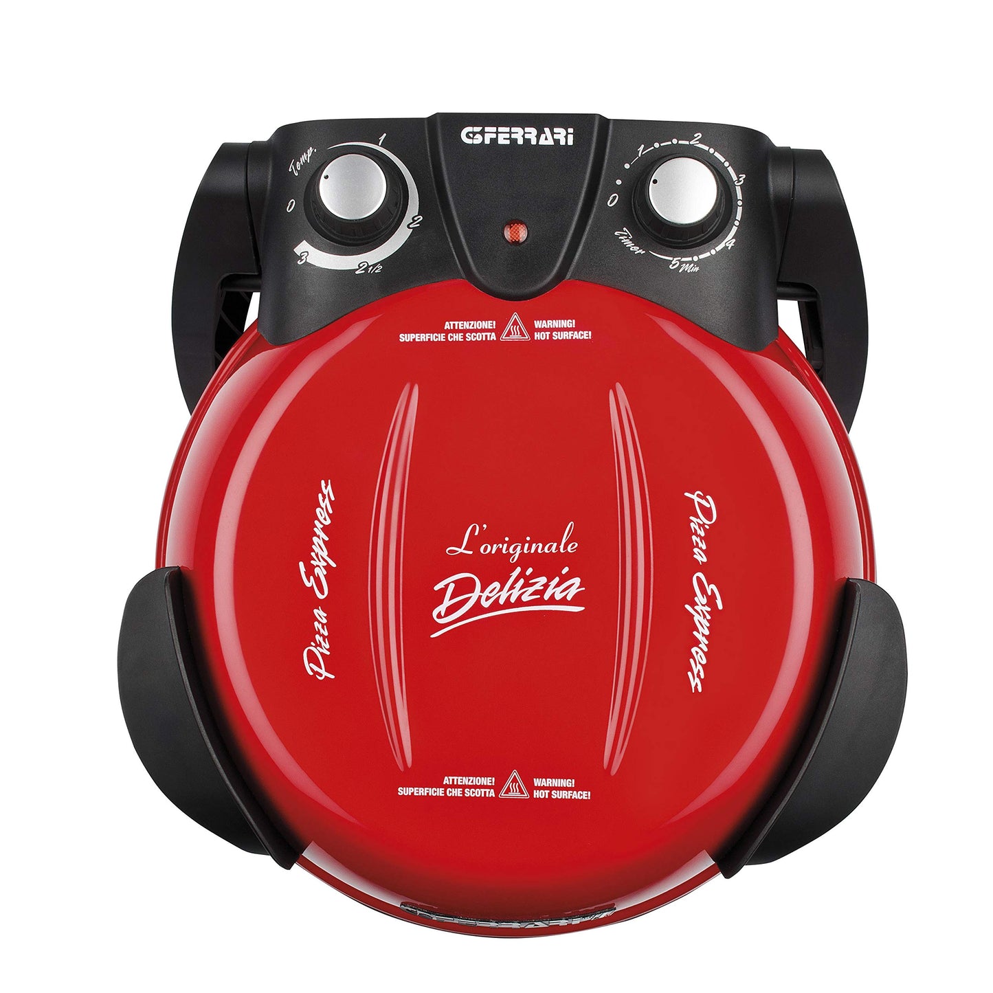 G3 Ferrari G10006 Pizza External Pleasure, Oven Pizza, 33.5 x 20 x 35 (L x H x P) cm, 1200 W, 400°C, Red - G1000602