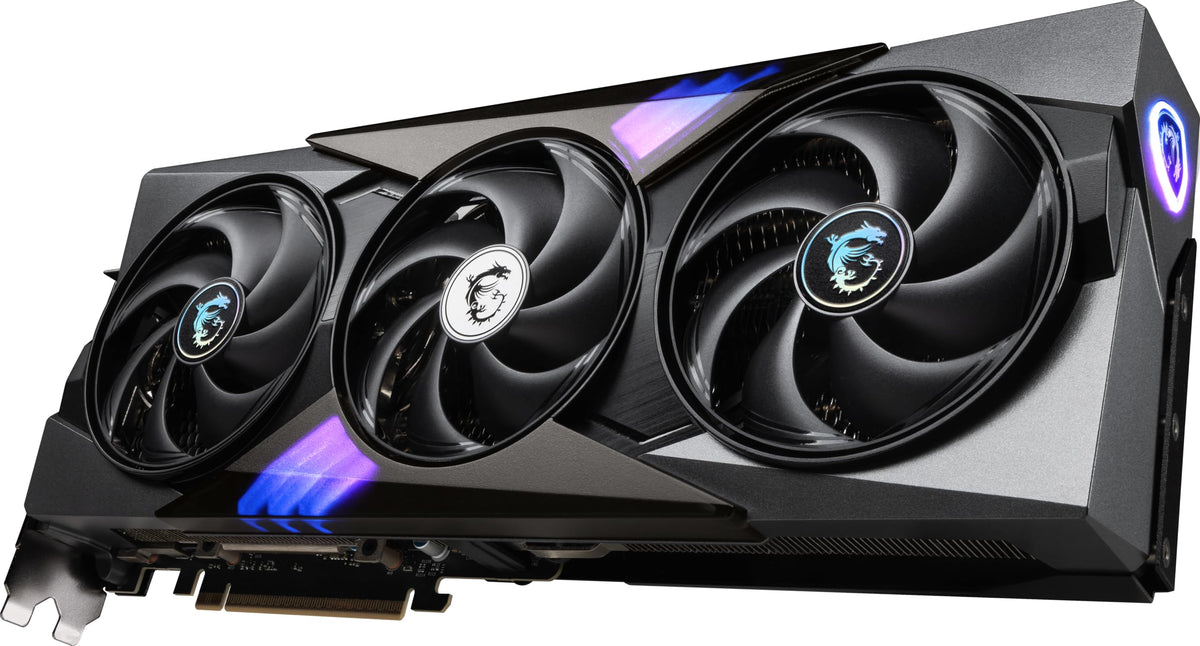 MSI GeForce RTX 5080 16G Gaming Trio OC — 16GB GDDR7 (30Gbps/256-bit), PCIe 5, Boost: 2745 MHz, HDMI 2.1b, DisplayPort 2.1b - V531-005R