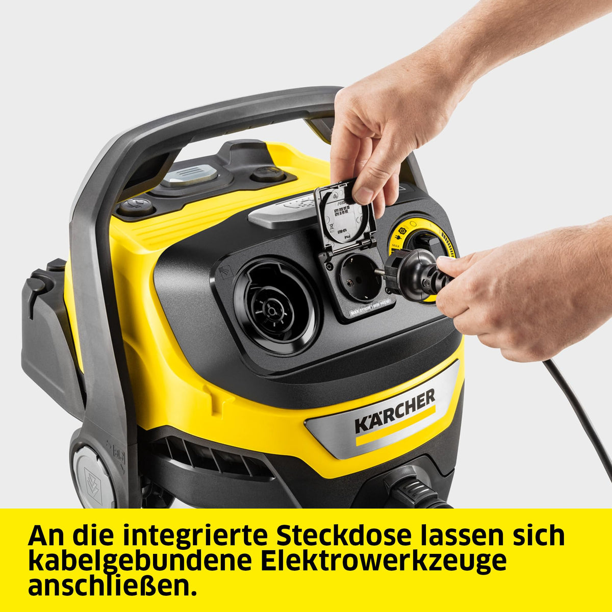 KÄRCHER Wet/Dry Vacuum WD 7 Control P S 30/6/35/T, Power: 1400 W - 1.628-385.0