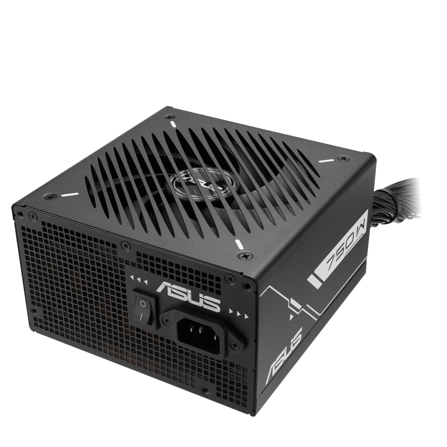 ASUS Prime 750W Bronze power supply (750 watts, for all-round PCs and gaming PCs, 80 Plus Bronze certification, fan with double ball bearings, 6 year guarantee, black) - 90YE00Y0-B0NA00
