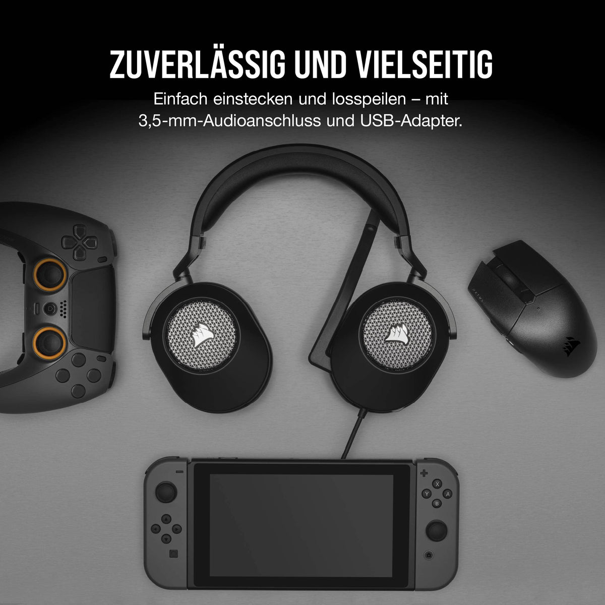 Corsair HS65 Surround Gaming-Headset - Negru - CA-9011270-EU