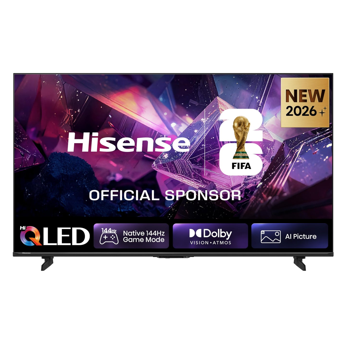 Hisense 65E7DS PRO TV 65 inch, 4K UHD QLED, Smart TV, Hi-Concerto, 144Hz Game Mode, Hi-QLED Colour, Dolby Vision.Atmos, Filmmaker Mode, Dolby Audio, DTS Virtual: X, FreeSync Premium [2026]