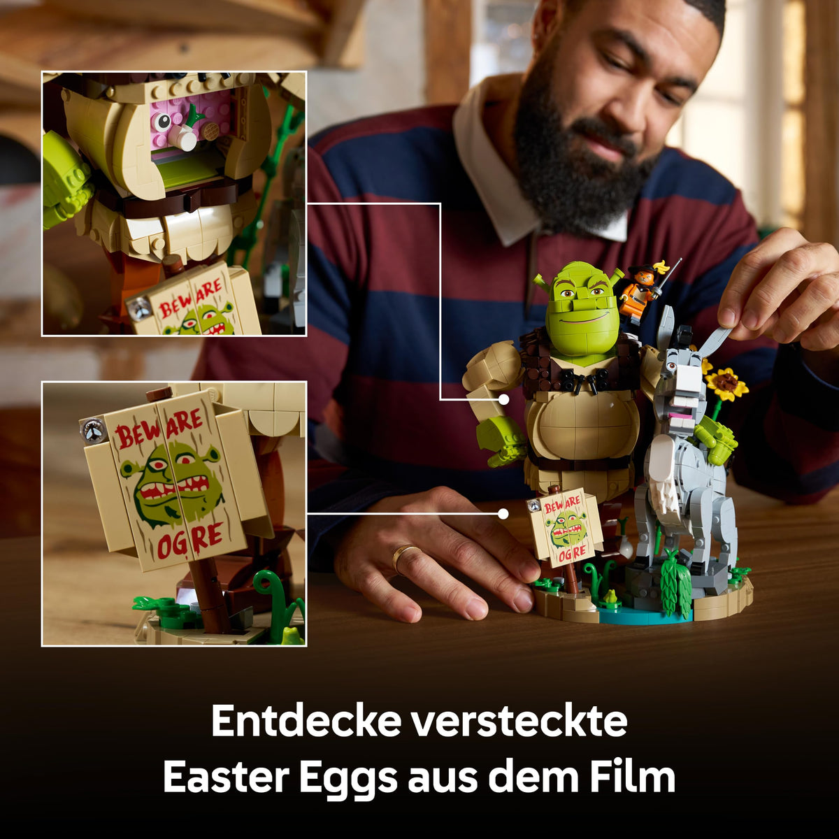 LEGO Shrek Shrek, Măgarul și Pisica cu Botine 72423