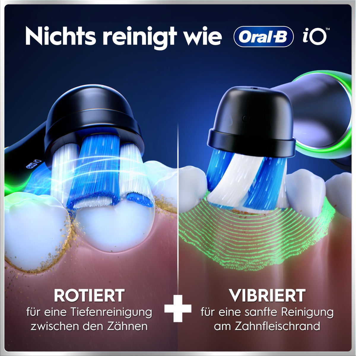 Periuță de dinți electrică Oral-B iO Series 6 cu 3 perii de schimb, negru - 8700216766296