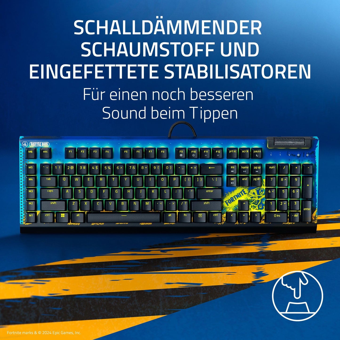 Razer BlackWidow V4 Fortnite - RZ03-04703600-R3M1