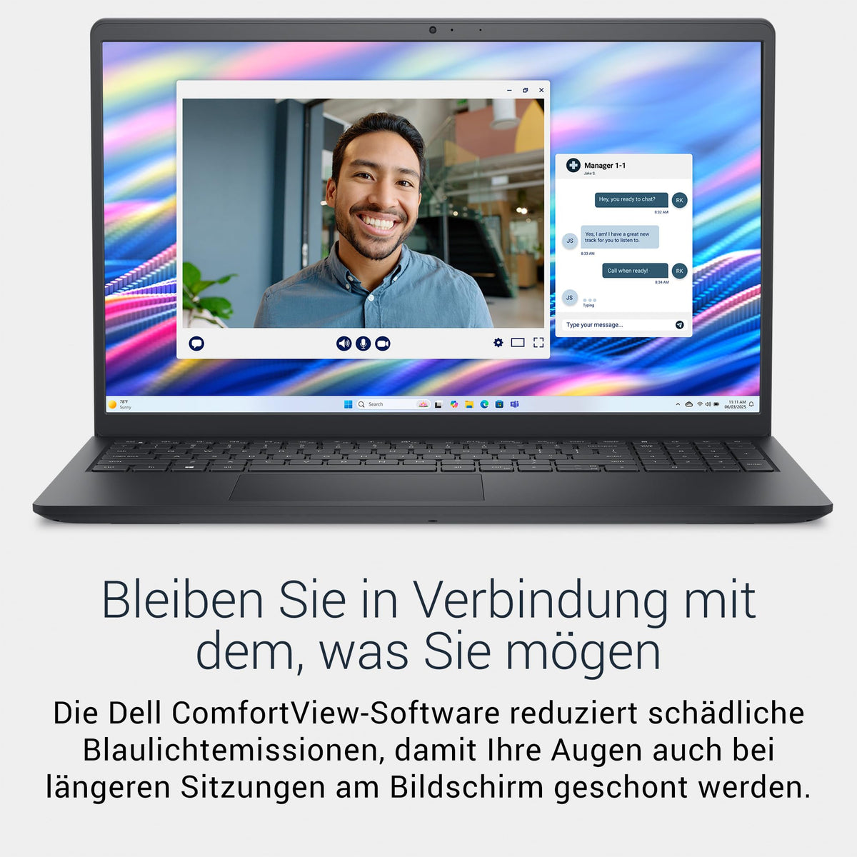 Dell 15 Laptop - Intel Core i7-1355U, 16GB RAM, 512GB SSD - DDC15250-7964BLK-PDE