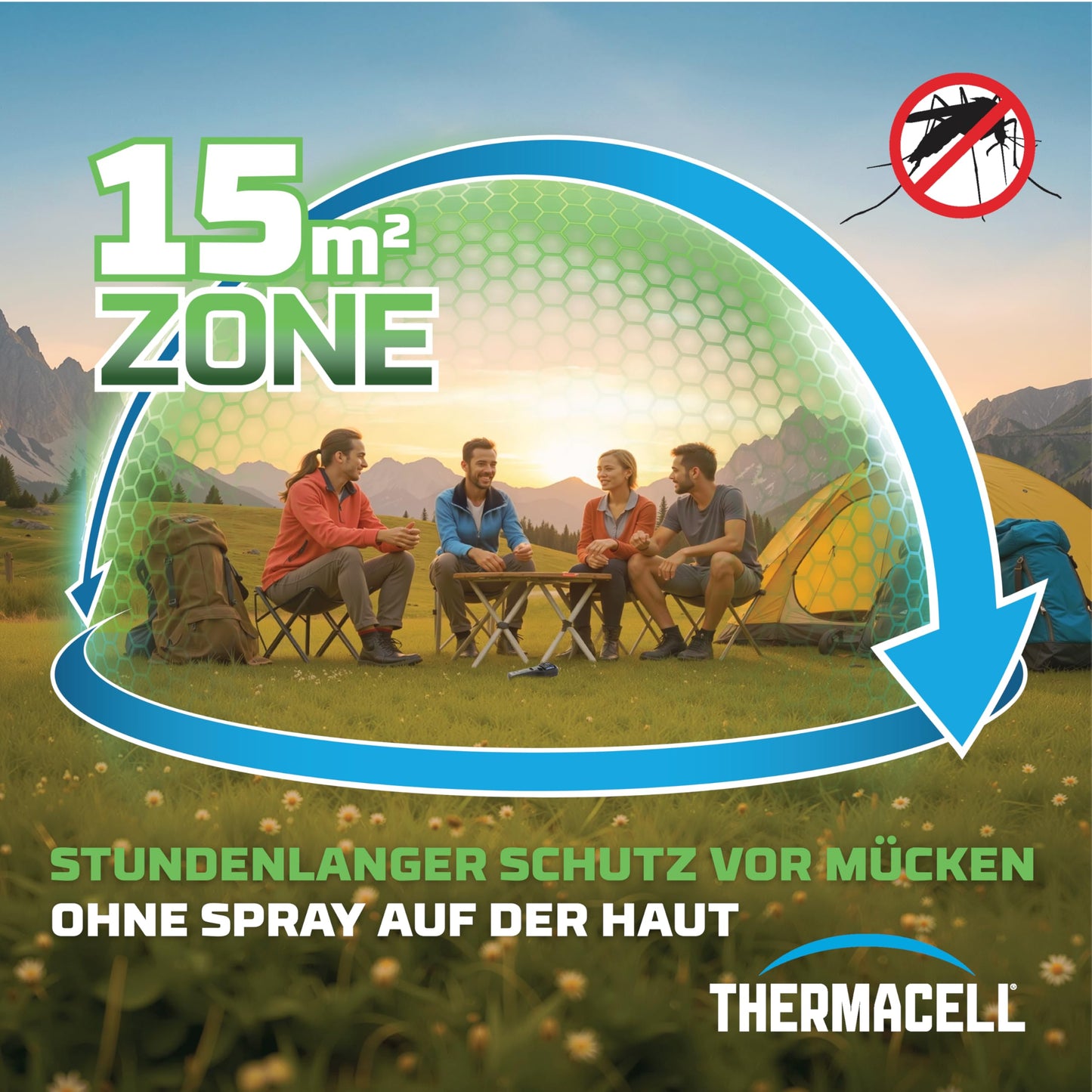 Thermacell mosquito repellent Proactive handheld device innovative mosquito repellent handheld device, ideal for outdoor activities such as camping, fishing or hunting 1 piece - 86601984