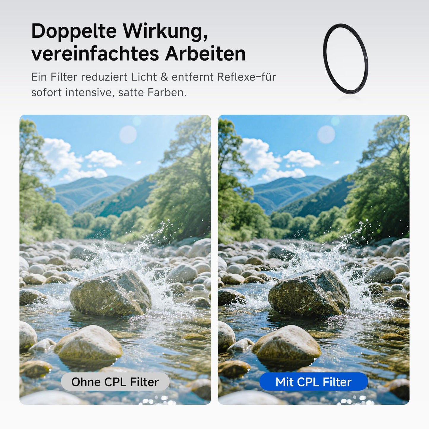 Rollei F:X Pro magnetic ND round filter set 67mm with ND8+ND64+ND1000+CPL - 26684