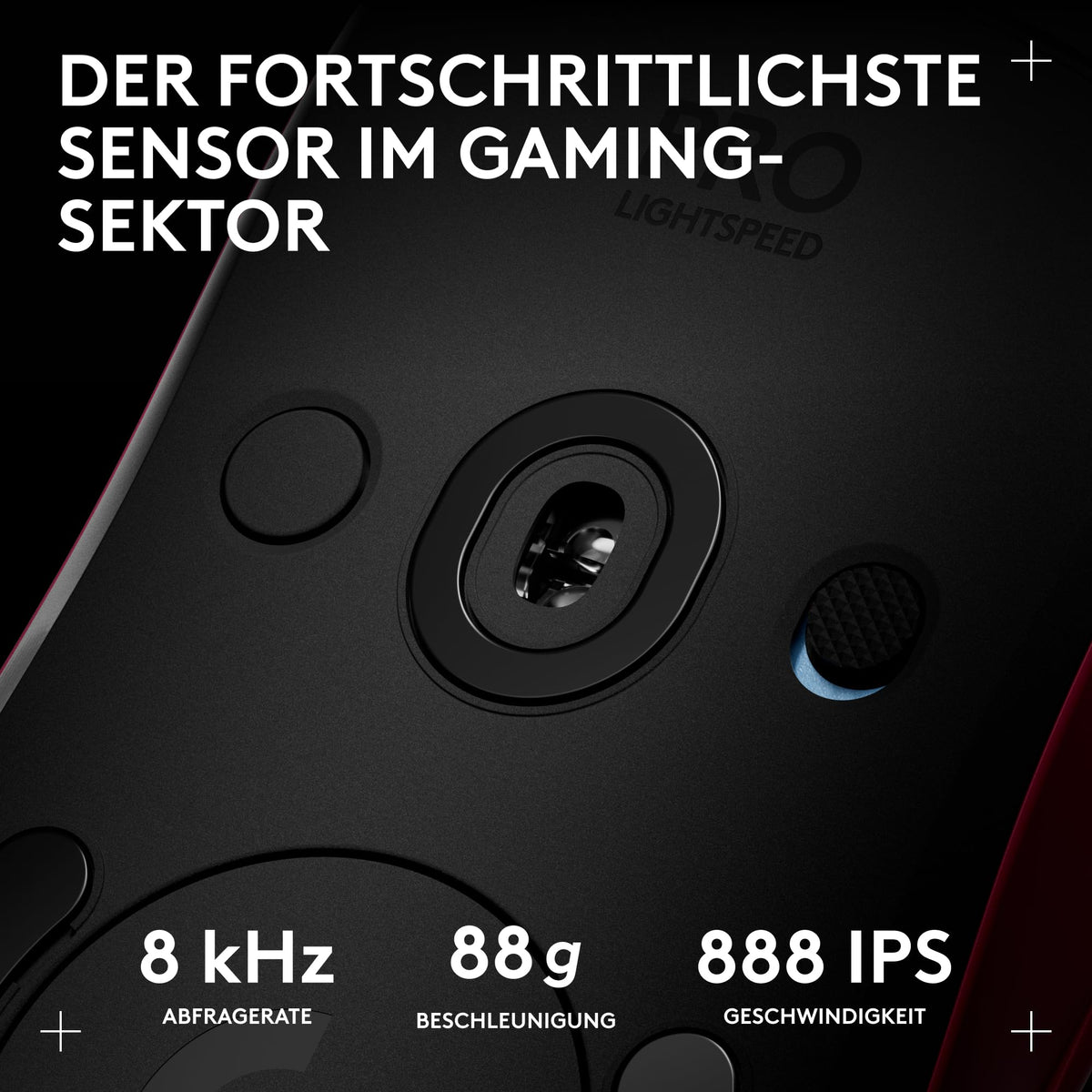 Logitech G PRO 2 Lightspeed mouse de gaming fără fir - 910-007309