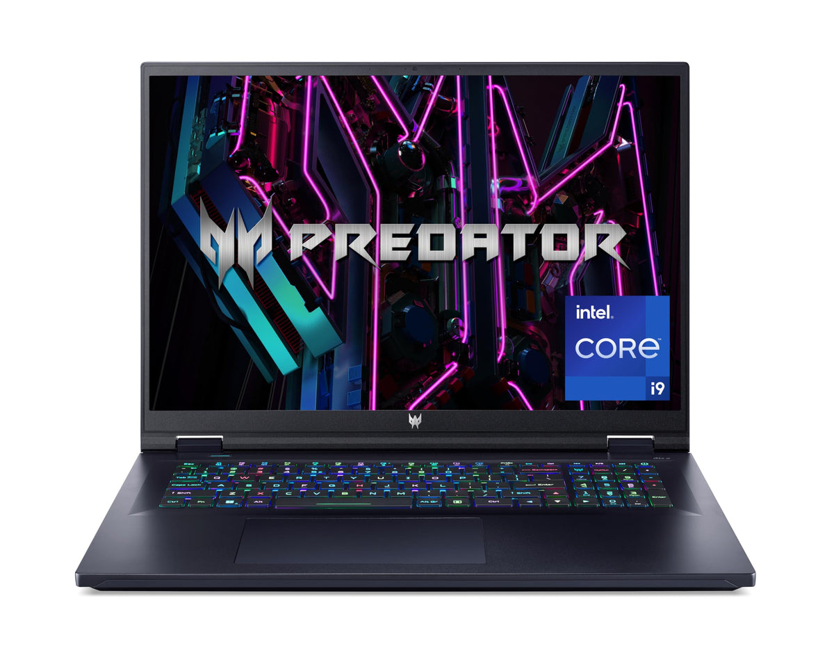 Acer Predator Helios 18, Laptop de gaming, Core i9, RTX 4080, 32GB RAM, 2TB - NH.QKREG.005