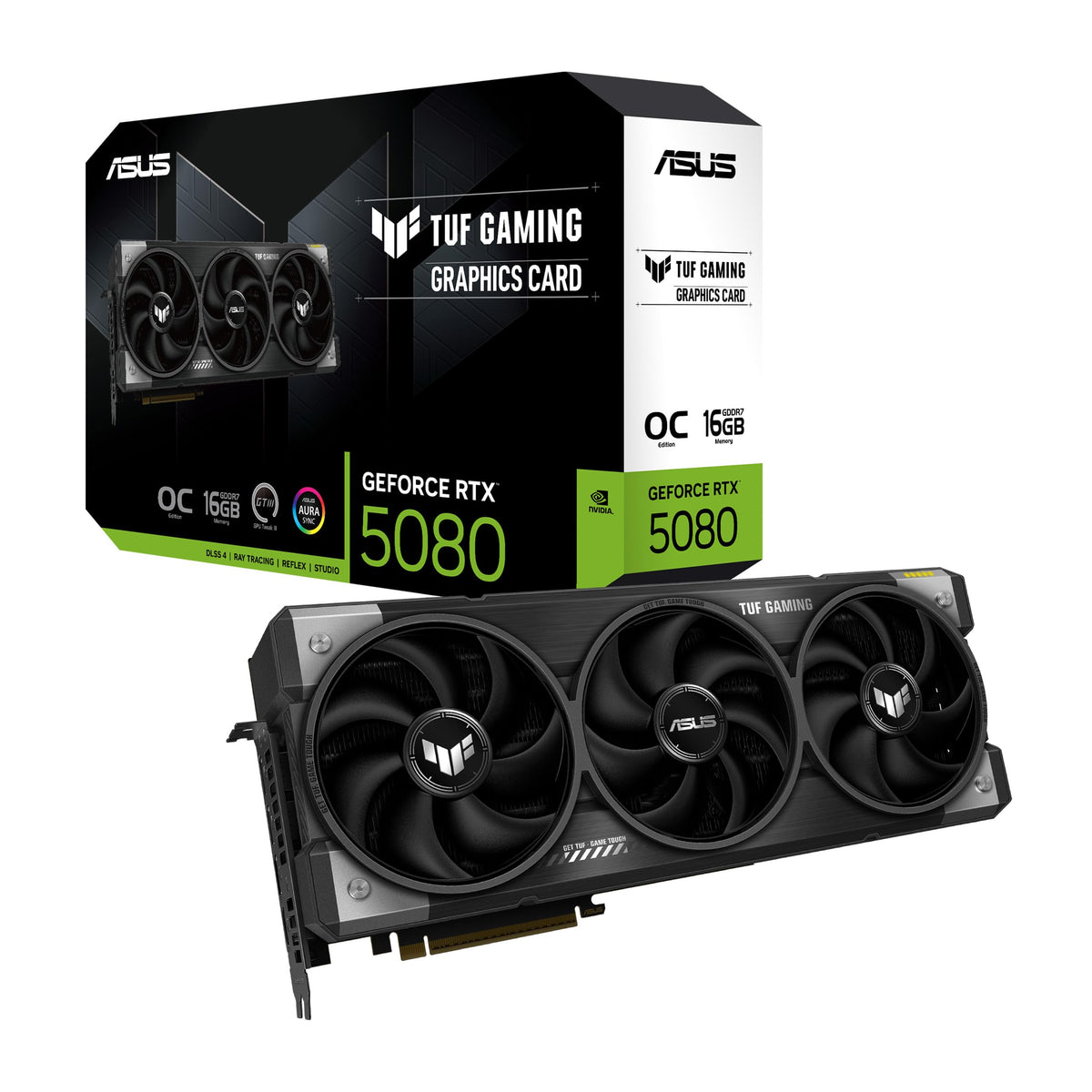 ASUS TUF Gaming GeForce RTX 5080 OC Edition 16GB GDDR7 Gaming Grafică - 90YV0M30-M0NA00
