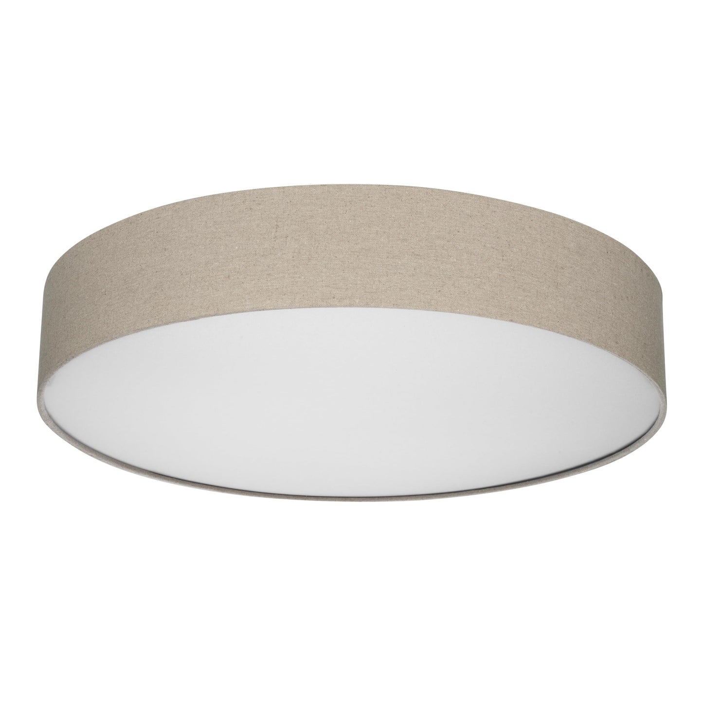 REV ceiling lamp - ceiling light living room, bedroom & kitchen around 60cm with fabric lampshade in a vintage look, taupe - 2021116010