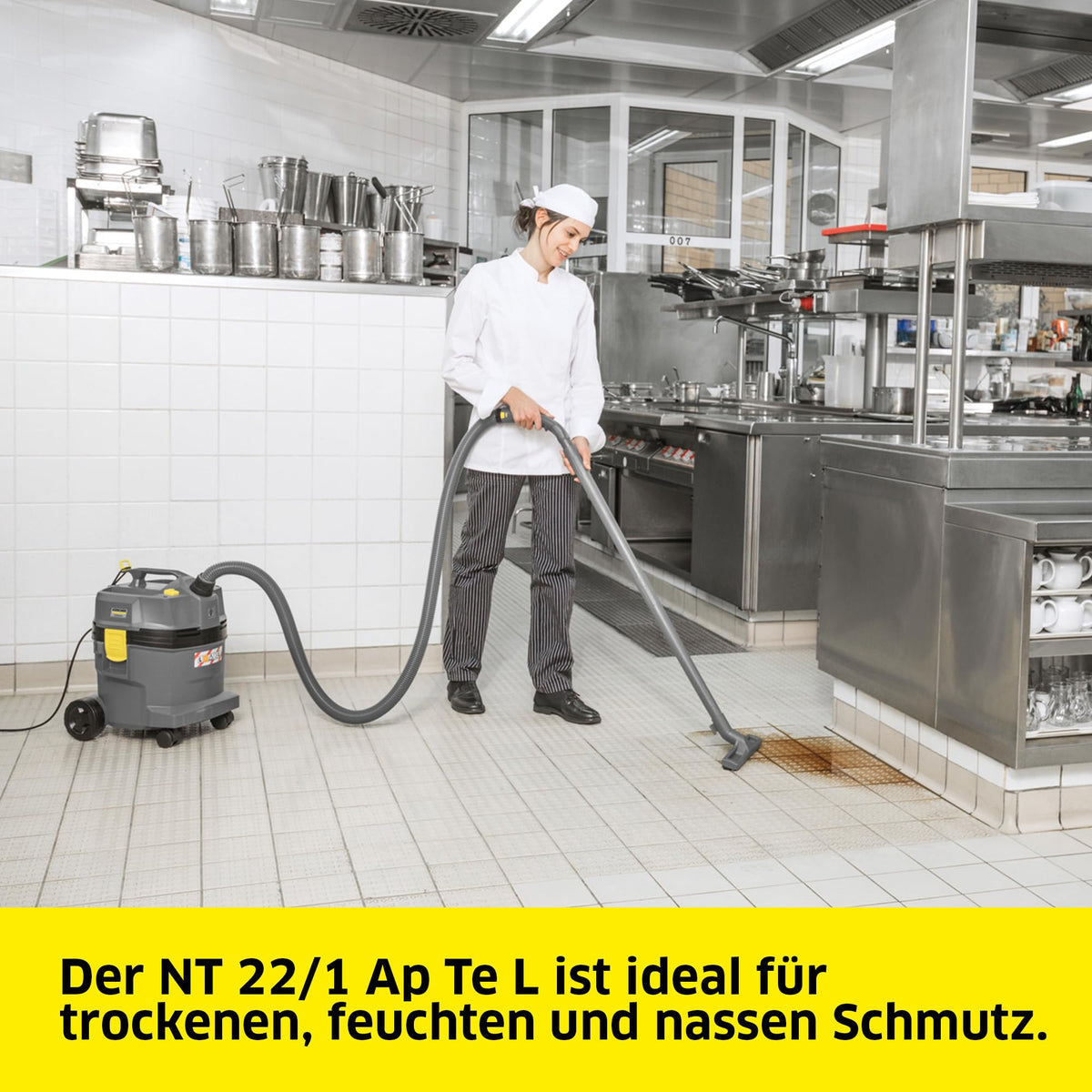 KÄRCHER Professional Wet/Dry Vacuum NT 22/1 Ap Te L, Container: 22 l - 1.378-610.0