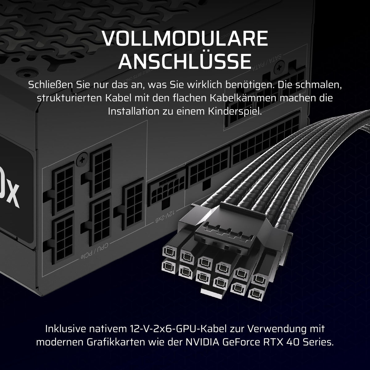 CORSAIR RM850x Sursă ATX complet modulară, silențioasă – Negru - CP-9020270-EU