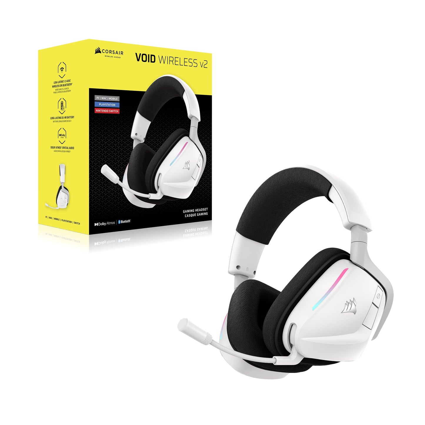 Corsair Void v2 Wireless Gaming Headset with Bluetooth - Dual Tone - CA-9011393-WW