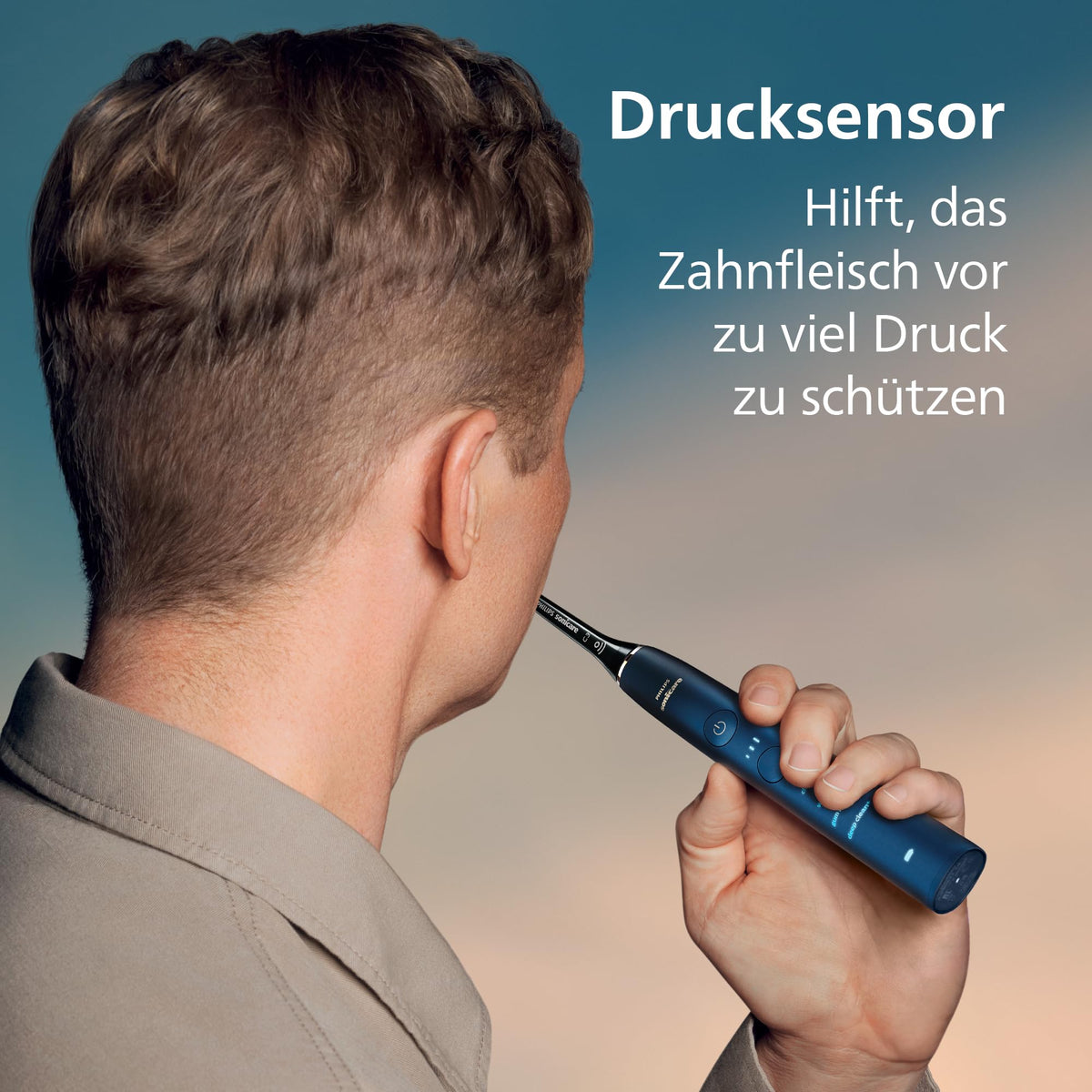 Philips Sonicare DiamondClean electric toothbrush from the 9000 series – sonic toothbrush for cleaner teeth and oral care with 4x C3 Premium Plaque Defense brush heads, Aquamarine (Model HX9911/89)