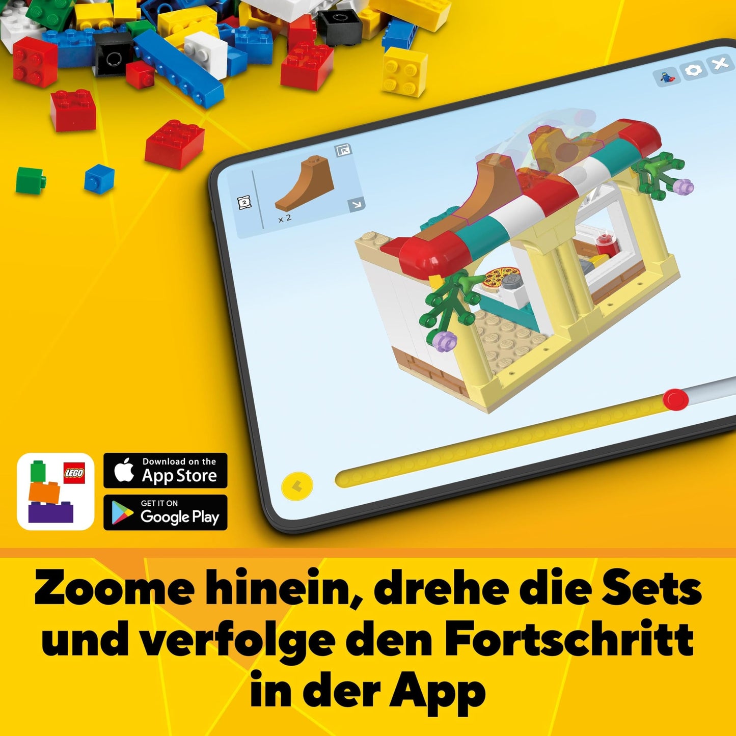 LEGO Creator 3in1 Exotic Parrot - Construction toy with THREE animal figures - Toy with parrot, fish and frog minifigures - Creative gift for girls and boys aged 7 and up 31136