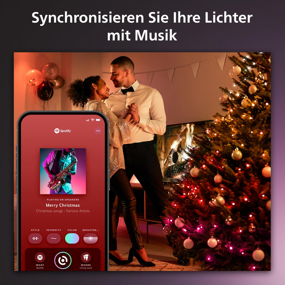 Philips Hue Festavia Lichterkette, 500 Mini LEDs, 40 m - 929003674602