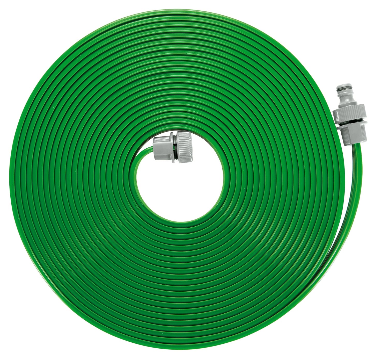 Gardena hose sprinkler: Fine spray sprinkler for watering elongated, narrow zones, length 15 m, ready for connection, green, can be individually shortened or extended (1998-20) - 01998-20