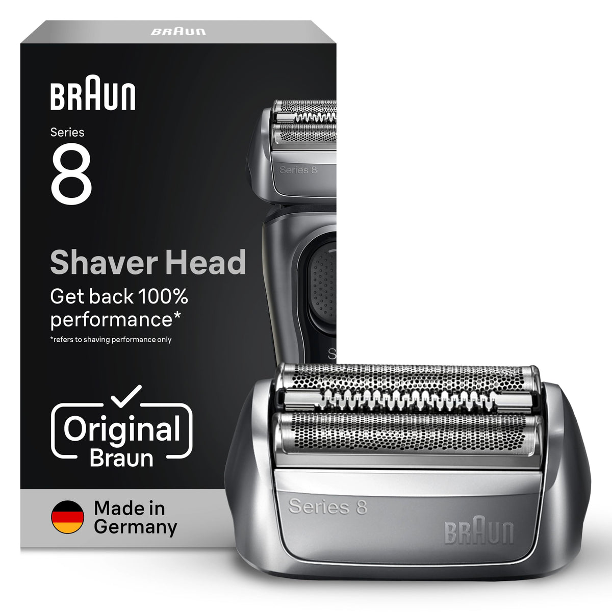 Braun aparat de ras electric cap de tăiere Series 8, 83M, Argintiu
