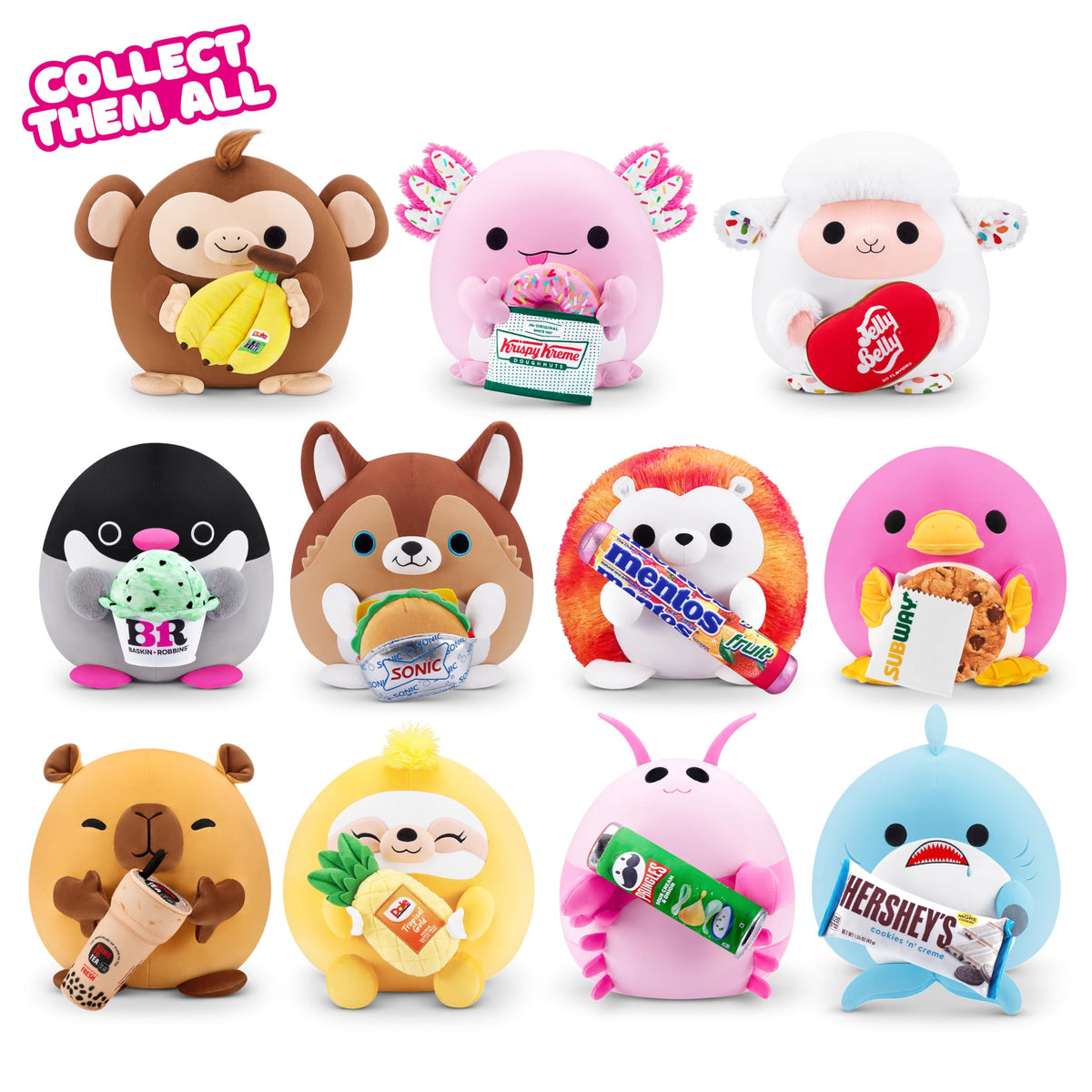 Snackles Series 2 16-Inch Snackle by ZURU Cuddly, Soft Plush Toy with License Snack Brand Accessory - 77606D