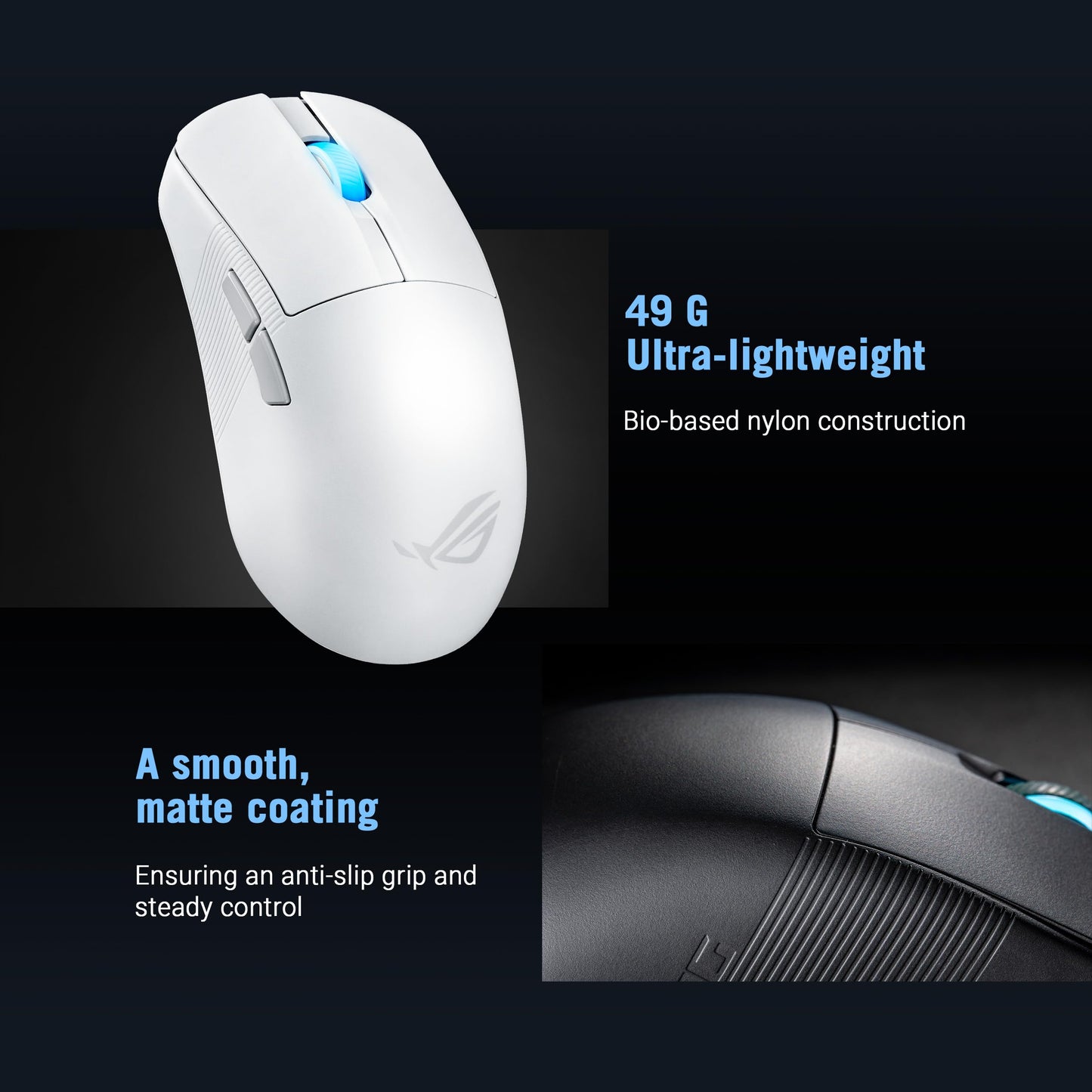 ASUS ROG Harpe Ace Mini White ultralight e-sports gaming - 90MP03Z0-BMUA10