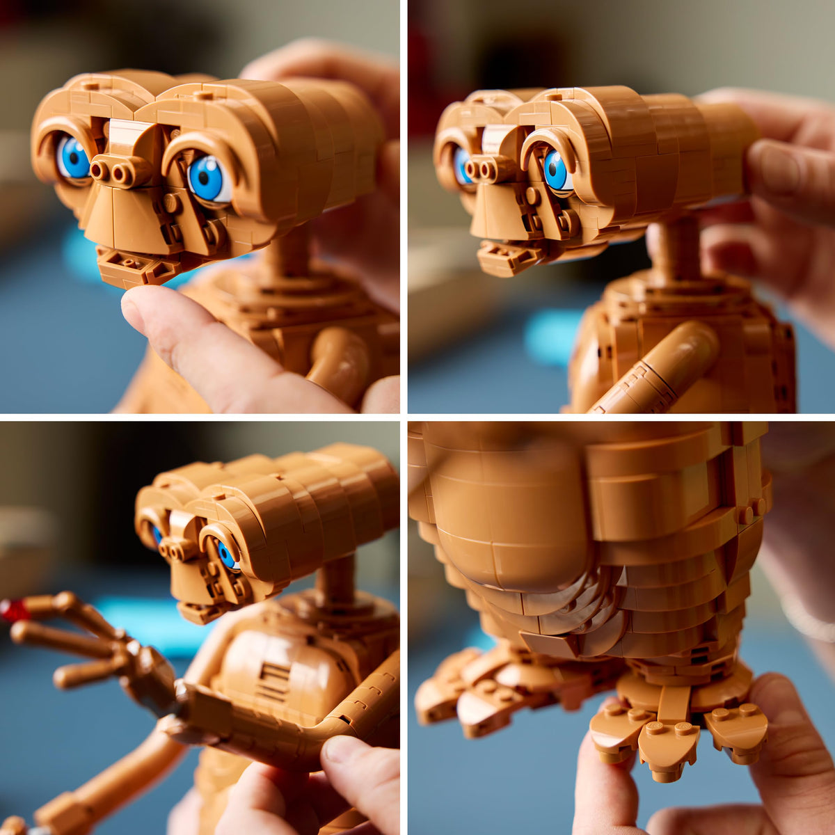 LEGO Ideas E.T. the Extra-Terrestrial - model building for adults including alien figure, artificial potted plants and glowing stone - nostalgic gift for sci-fi film fans - 21370