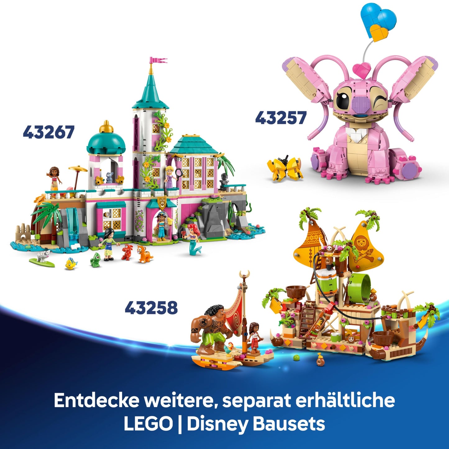 LEGO ǀ Disney Lucky & Penny 101 Dalmatians - Puppy Playset - Animal Figures to Play with Moving Heads, Legs & Tails - Bones & TV - Gift for Girls Ages 6 and Up - 43271