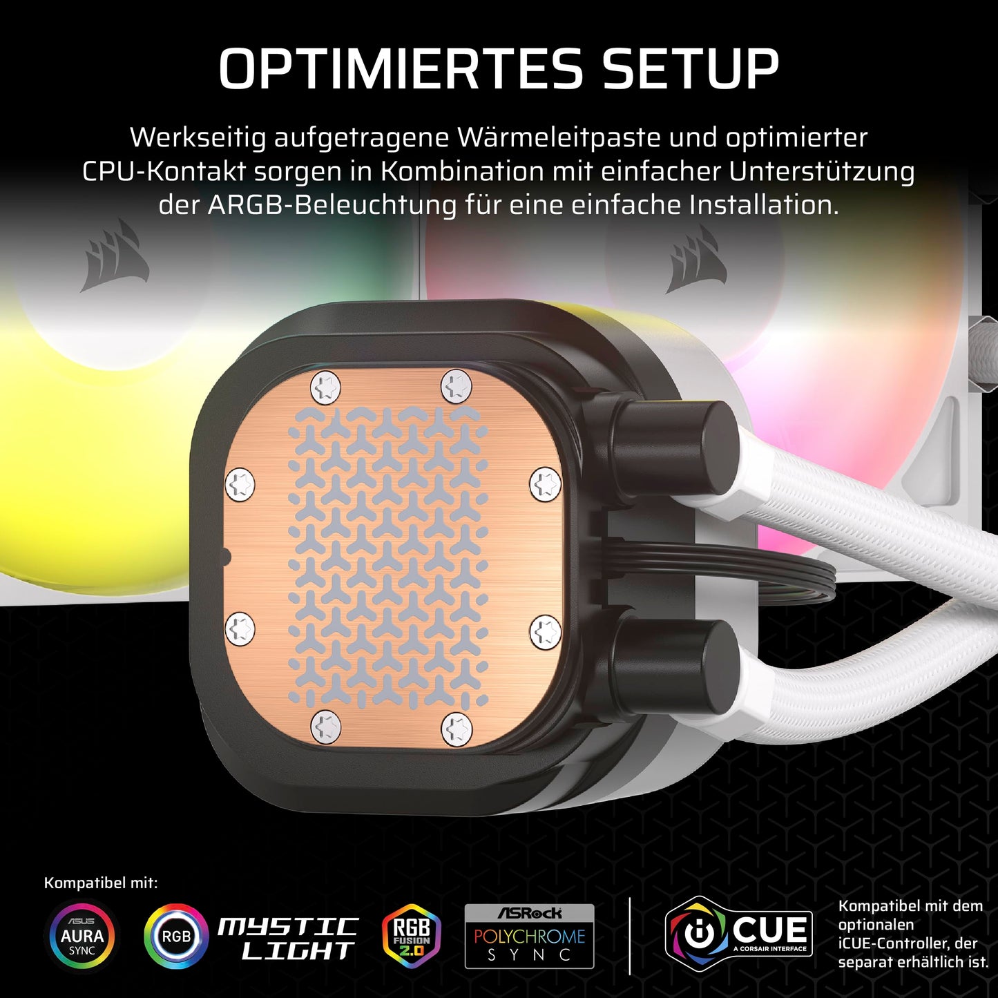 Corsair Nautilus 240 RS ARGB CPU Liquid Cooler - CW-9060094-WW