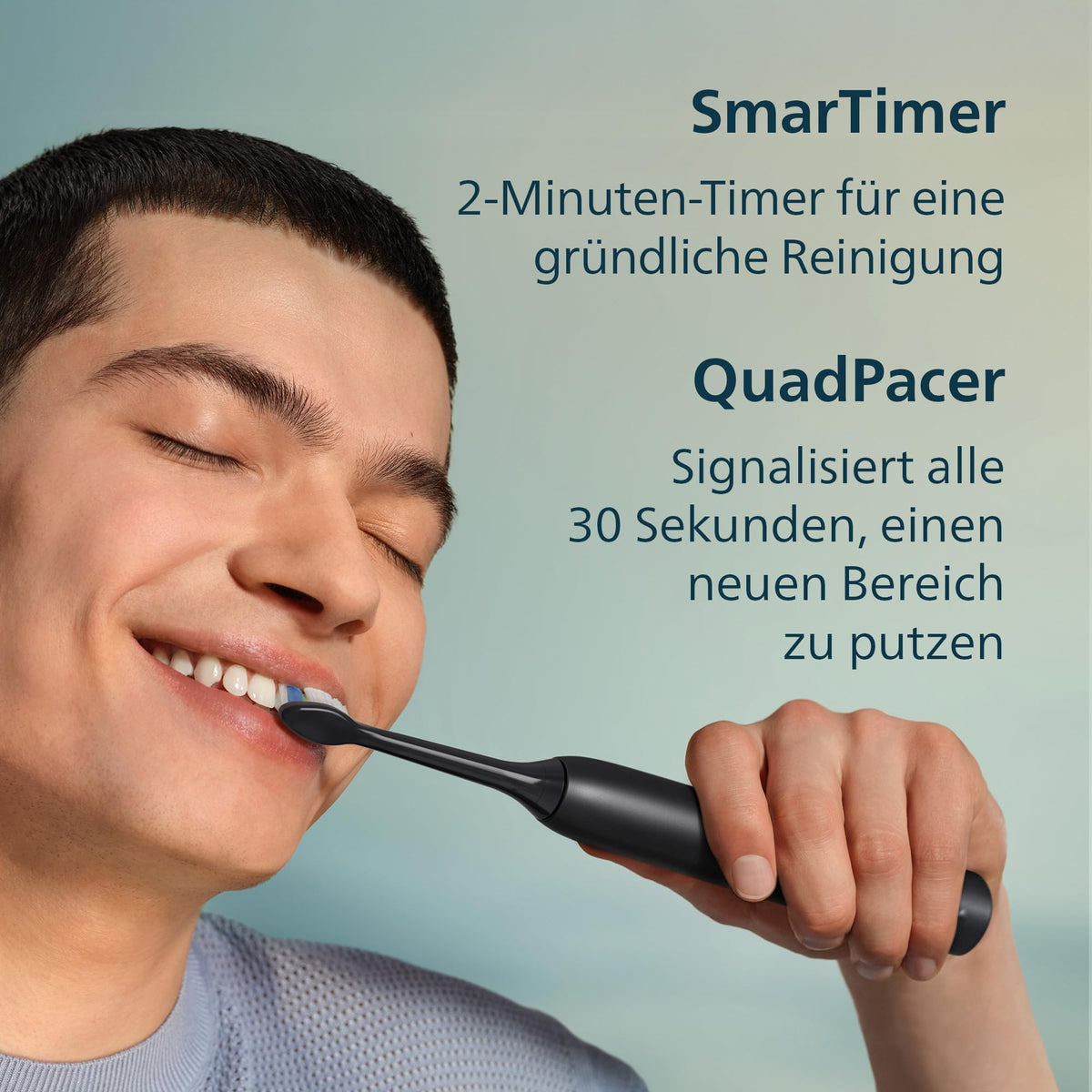 Philips Sonicare Series 3100 Electric Toothbrush – Sonic toothbrush, pressure sensor, 3 intensity settings, EasyStart, SmartTimer, 14 days battery life, travel case, Black & Pink, 2-pack, HX4072/42, [New]