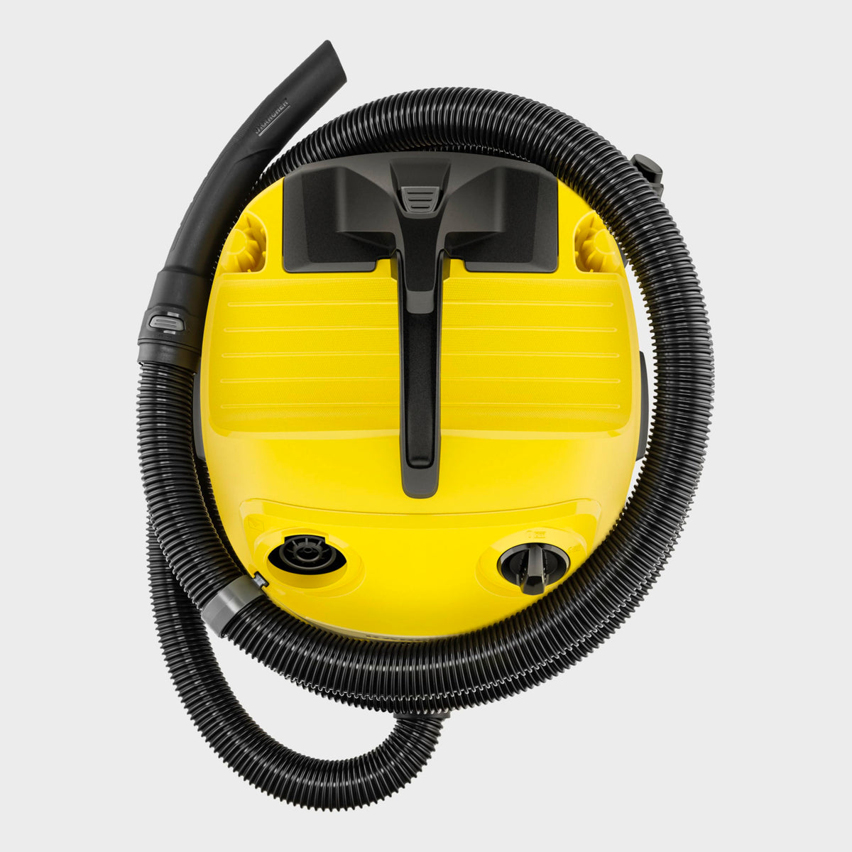 KÄRCHER WD 4 V-20/5/22 Wet & Dry Vacuum Cleaner, 20 l plastic container, 5 m cable, 2.2 m suction hose, clip floor nozzle, "Pull & Push" locking system, flat pleated filter and fleece filter bag, Yellow - 1.628-209.0