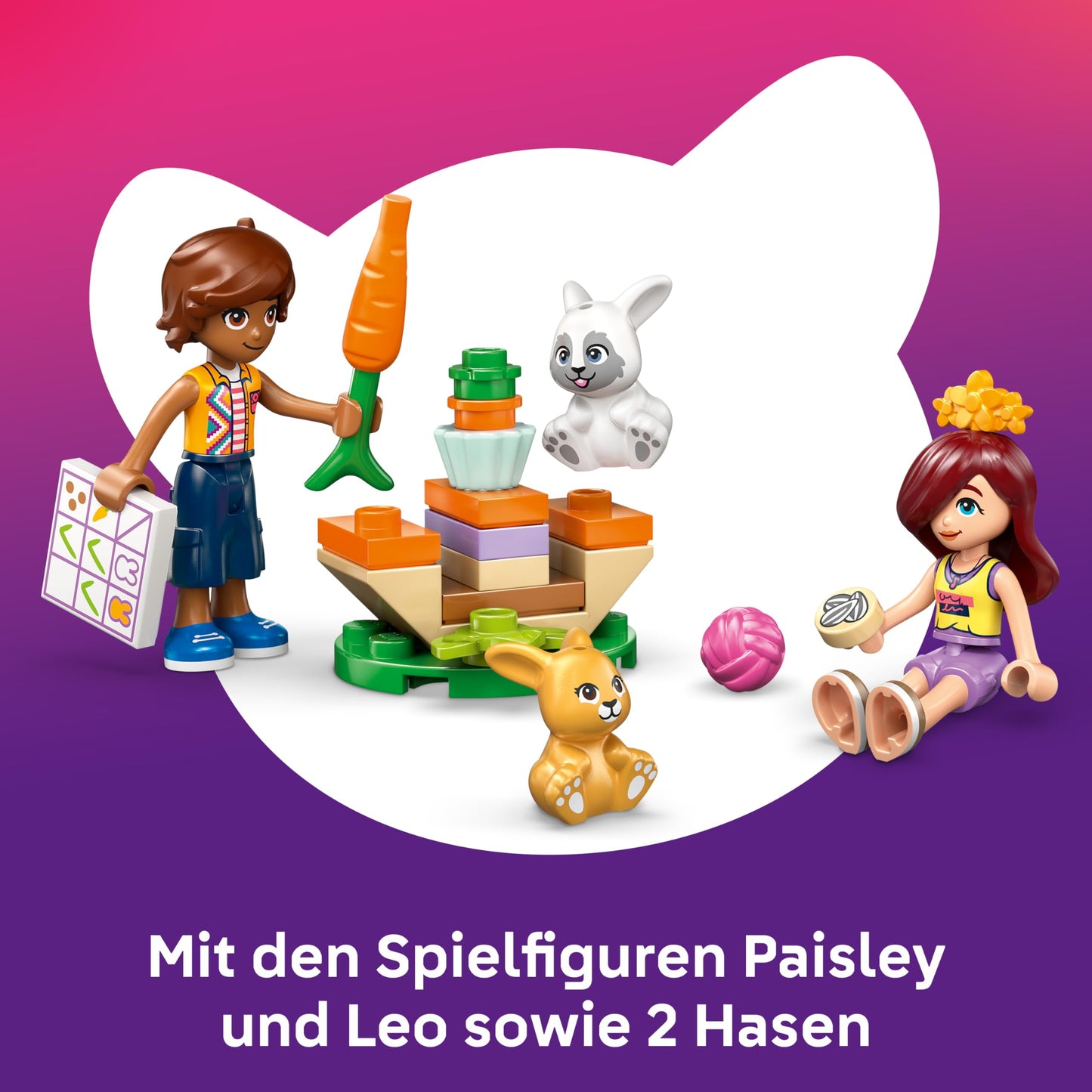 LEGO Friends Heartlake City Rabbit Hotel - House Playset with 2 Mini Dolls, 2 Animal Figures & Animal Care Accessories - Birthday Gift for Girls Ages 5 and Up - 42679