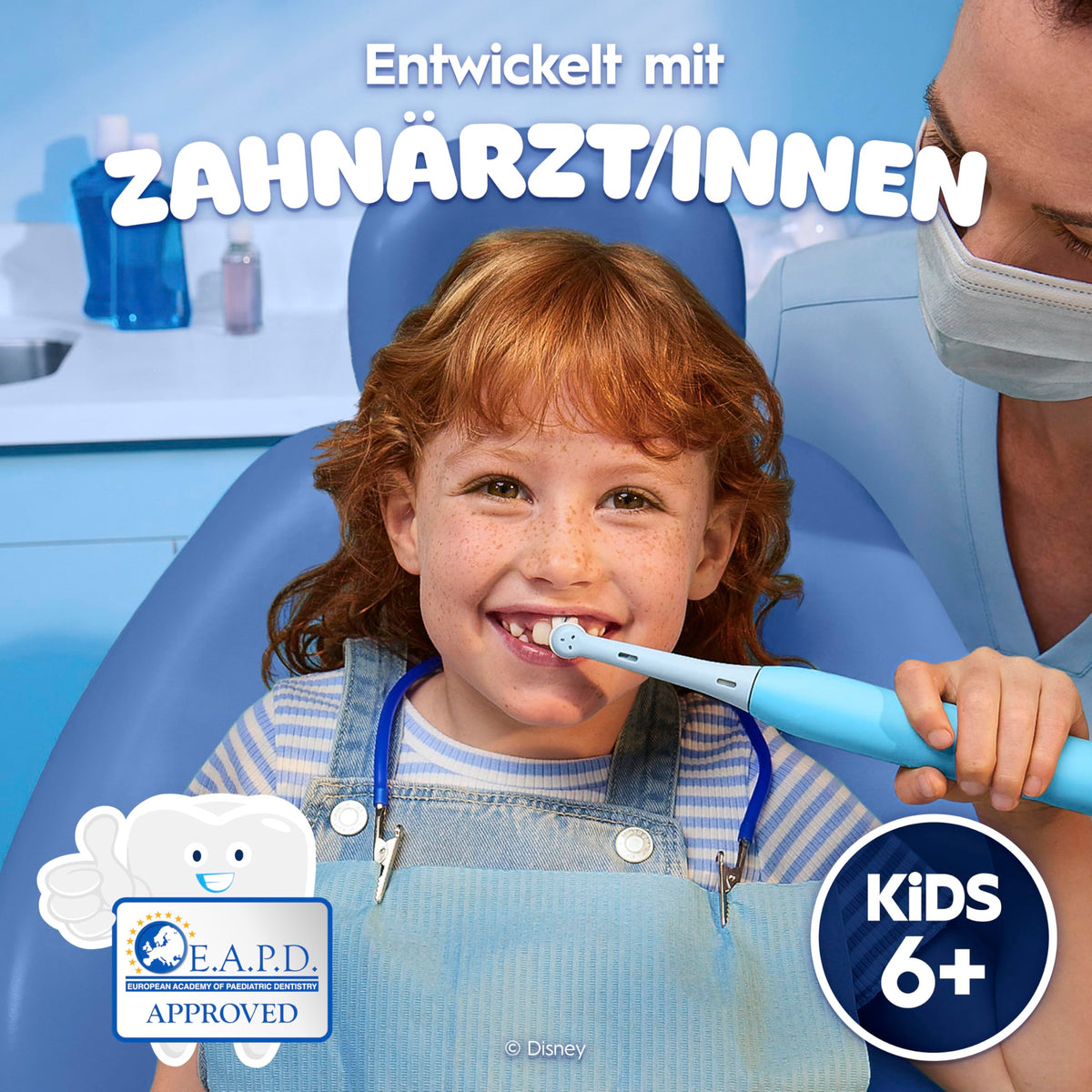 Oral-B iO Perii de schimb Kids 6+ Disney Stitch, Albastru, 4 bucăți - 8700216931069