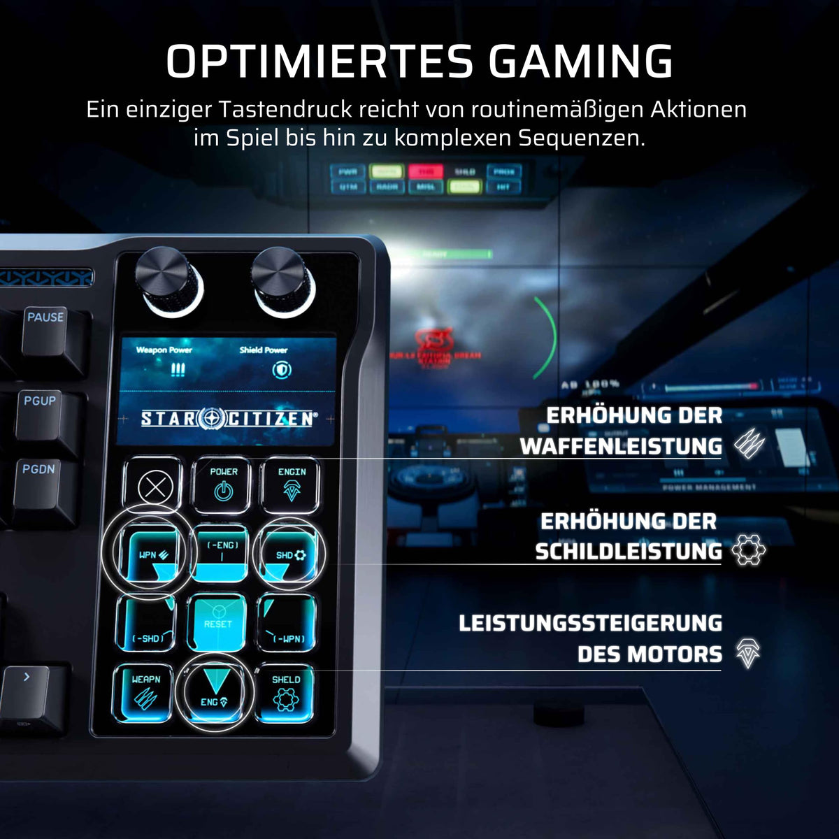 Corsair Galleon 100 SD RGB Mechanical Wired Gaming Keyboard - CH-912A31I-DE