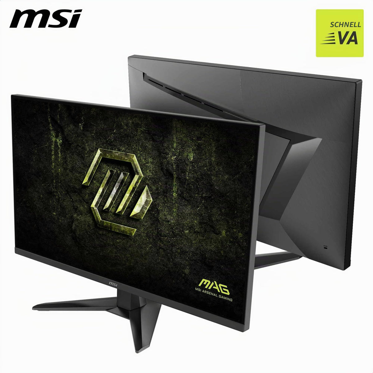 MSI MAG 325QFA E18V 32-Inch WQHD Gaming Monitor, 2560 x 1440 Rapid VA, 180 Hz, 0.5 ms, HDR-capable, Eye Care, HDMI 2.0b, DP 1.4a, Borderless, Tilt, VESA Mount, Black - 4711377389570