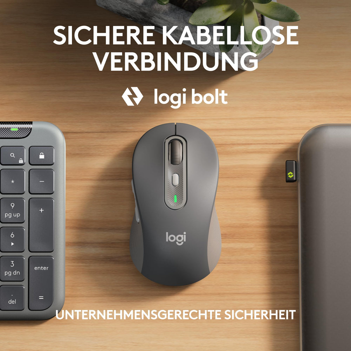 Logitech Signature Slim MK950 for Business wireless keyboard-mouse set - 920-012504