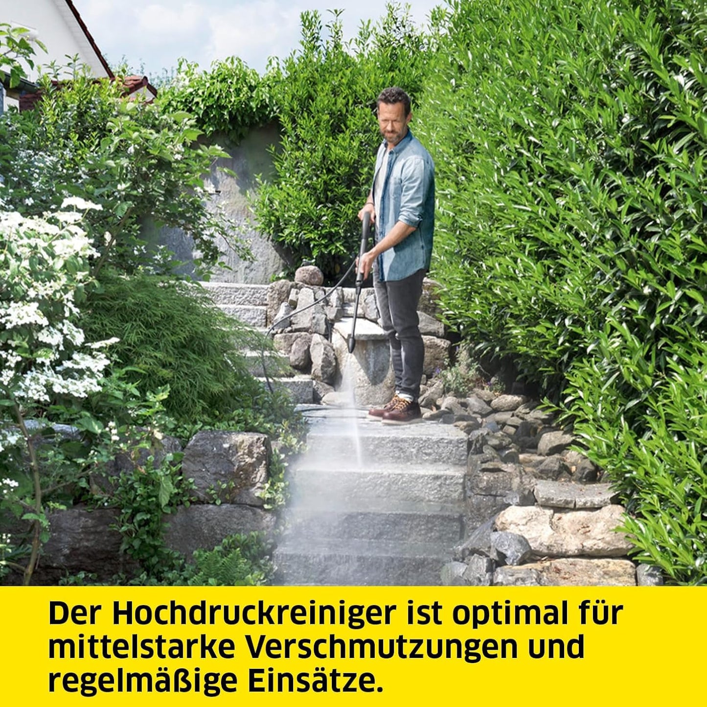 Kärcher high-pressure cleaner K 5 Classic, pressure: 145 bar, flow: 500 l/h, area performance 40 m²/h - 1.950-700.0