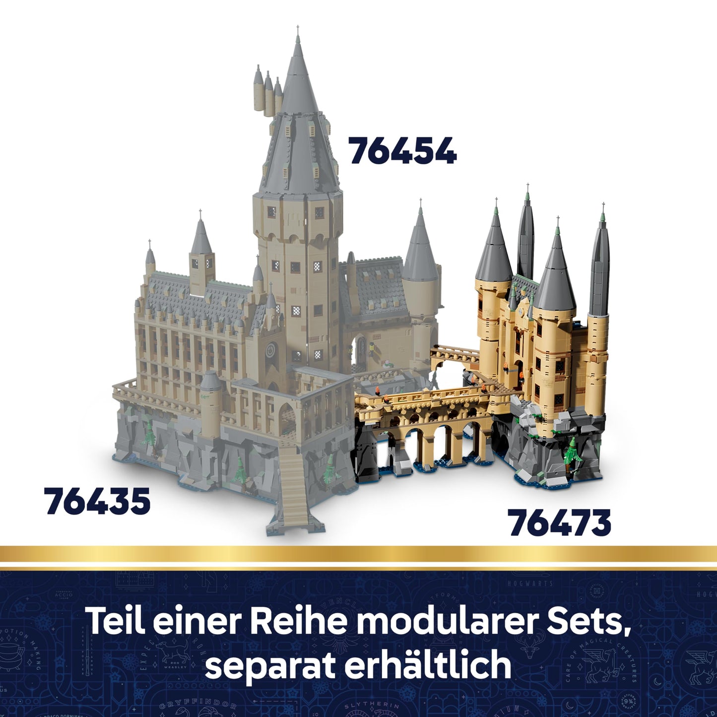 LEGO Harry Potter Hogwarts Castle: East Wing Toy - Miniature Model Kit with 13 Minifigures & Collectable Patronus - DIY Decoration - Gift Idea for Girls, Boys & Fans Ages 10 and Up - 76473