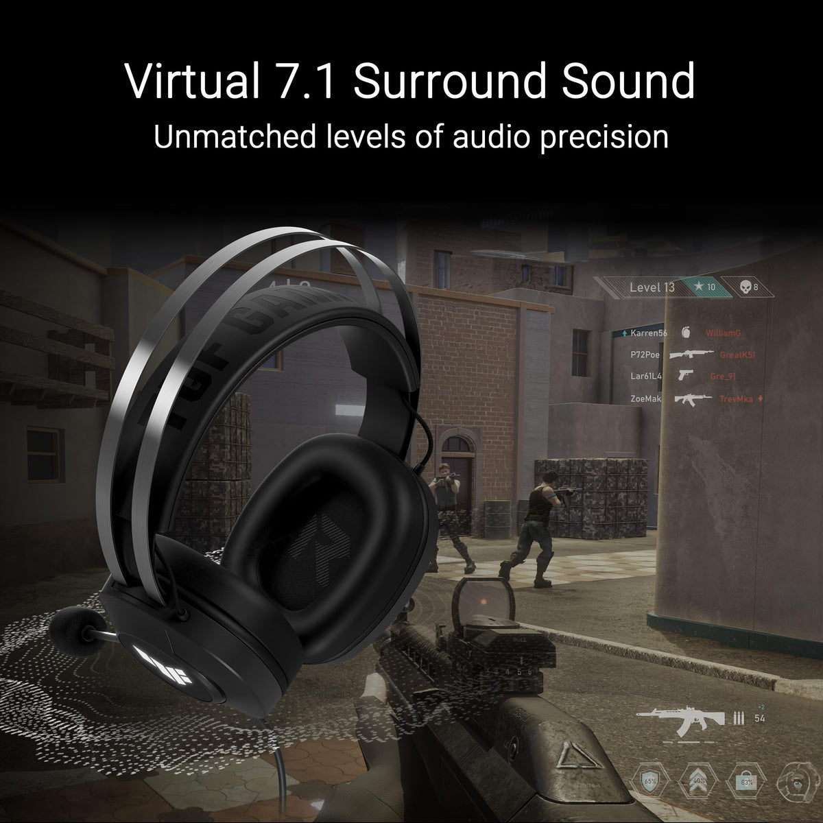 ASUS TUF Gaming H1 Gen II wired Gaming Headset - 90YH044B-BHUA00