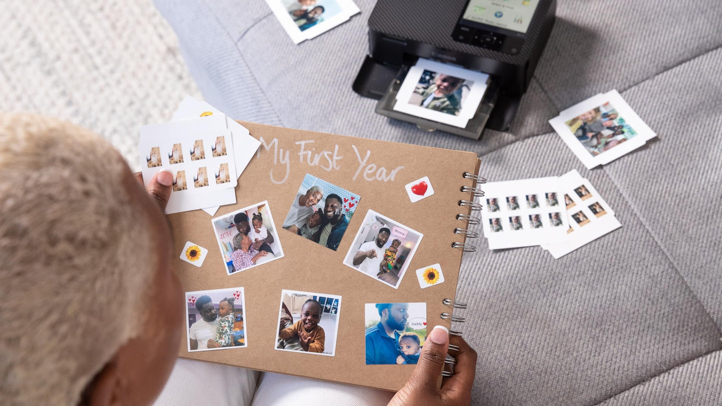 Canon SELPHY KC-18IS Square Sticker Ink and Paper Set (7429B001)