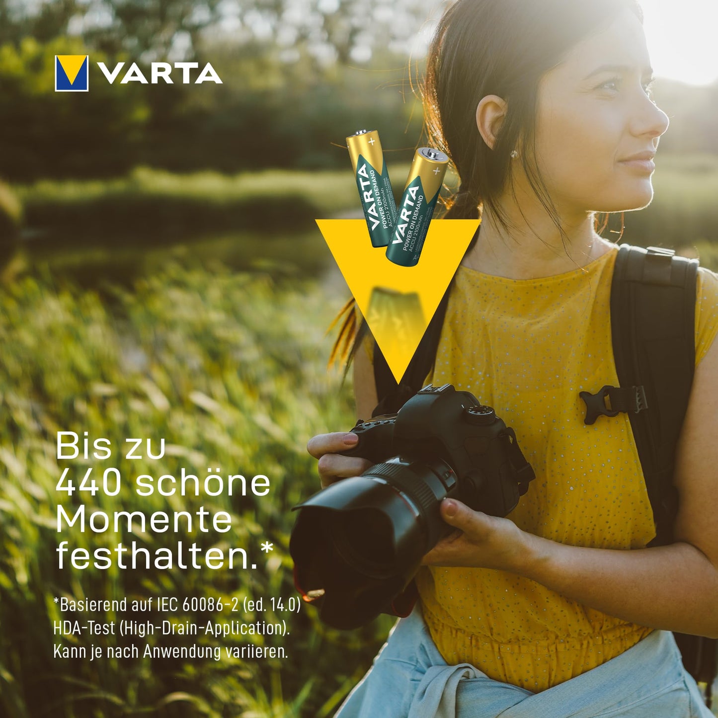 VARTA AA batteries, rechargeable, pack of 16, battery, power on demand, 2100 mAh Ni-MH, pre-charged, ready for immediate use [Exclusive to Amazon] - Power