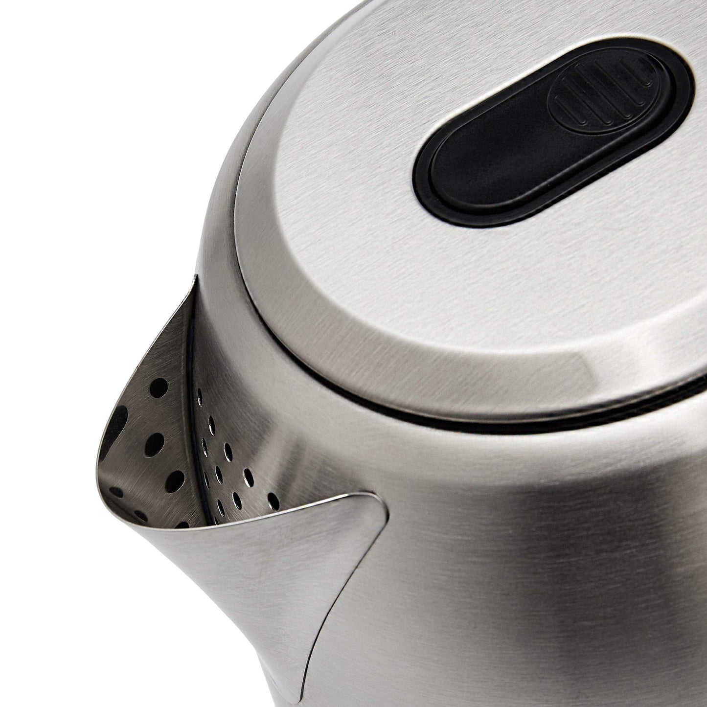 Amazon Basics Stainless Steel Kettle with Digital Display, Strix Controller, Keep Warm Function, Temperature Control, 1.7L (EU Plug), Silver - WK8315JEEK-EU