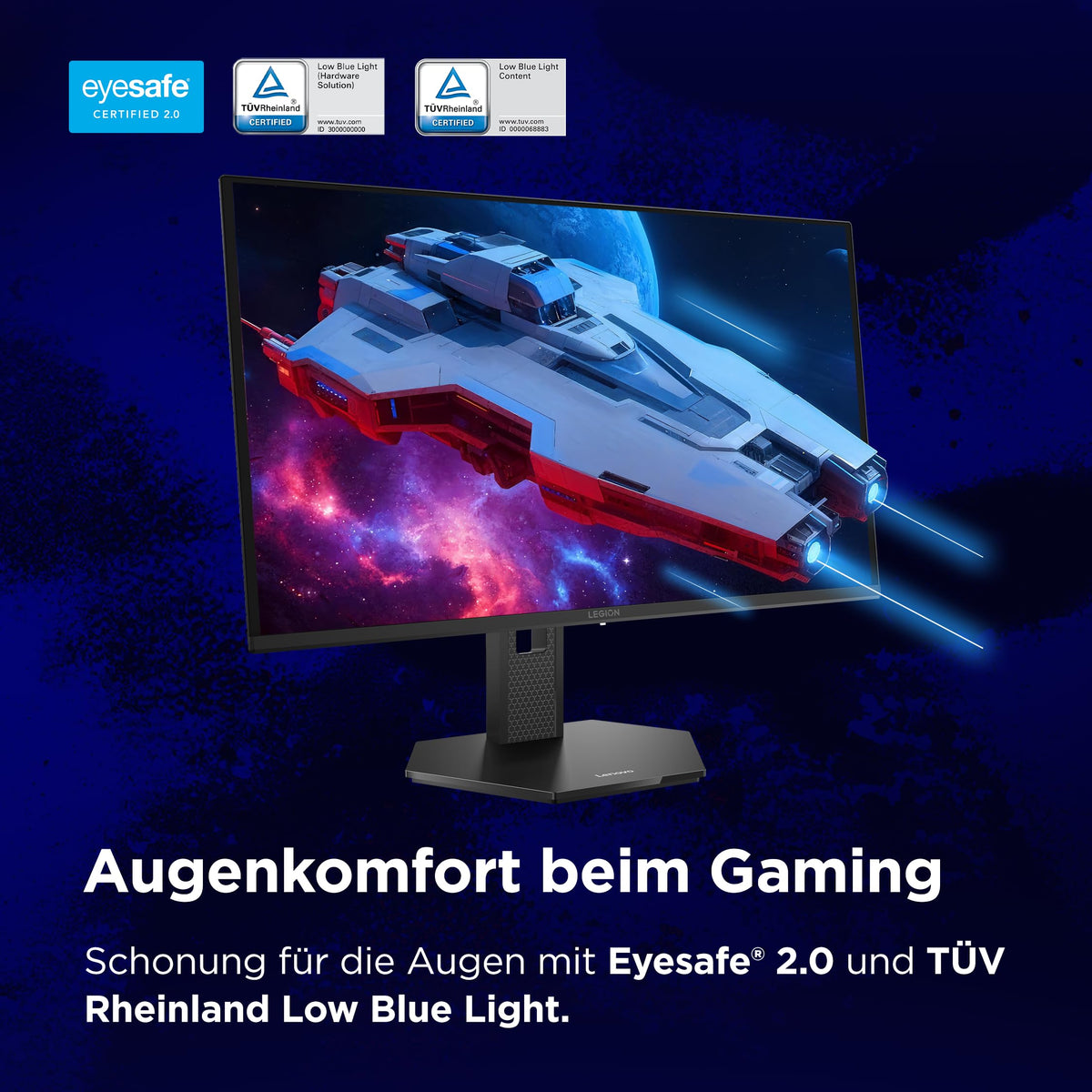 Lenovo Legion 27-1r | Monitor de gaming Full HD de 27" | 280 Hz | 0.5ms - 68F9GAC4E5
