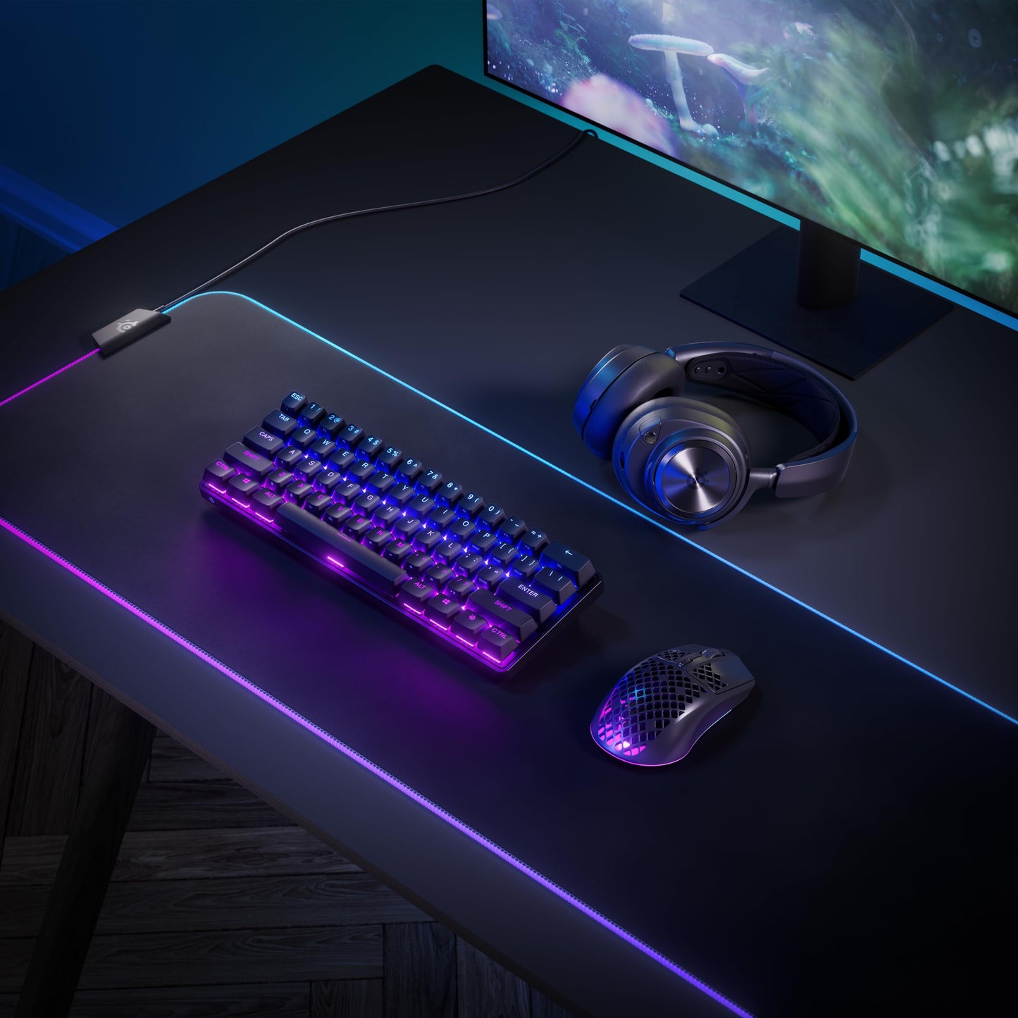 SteelSeries Apex Pro Mini Wireless HyperMagnetic Gaming Keyboard - 64846