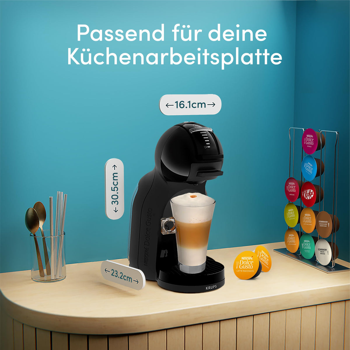 KRUPS NESCAFÉ DOLCE GUSTO Mini Me 2 Aparat automat de capsule - KP1438AS
