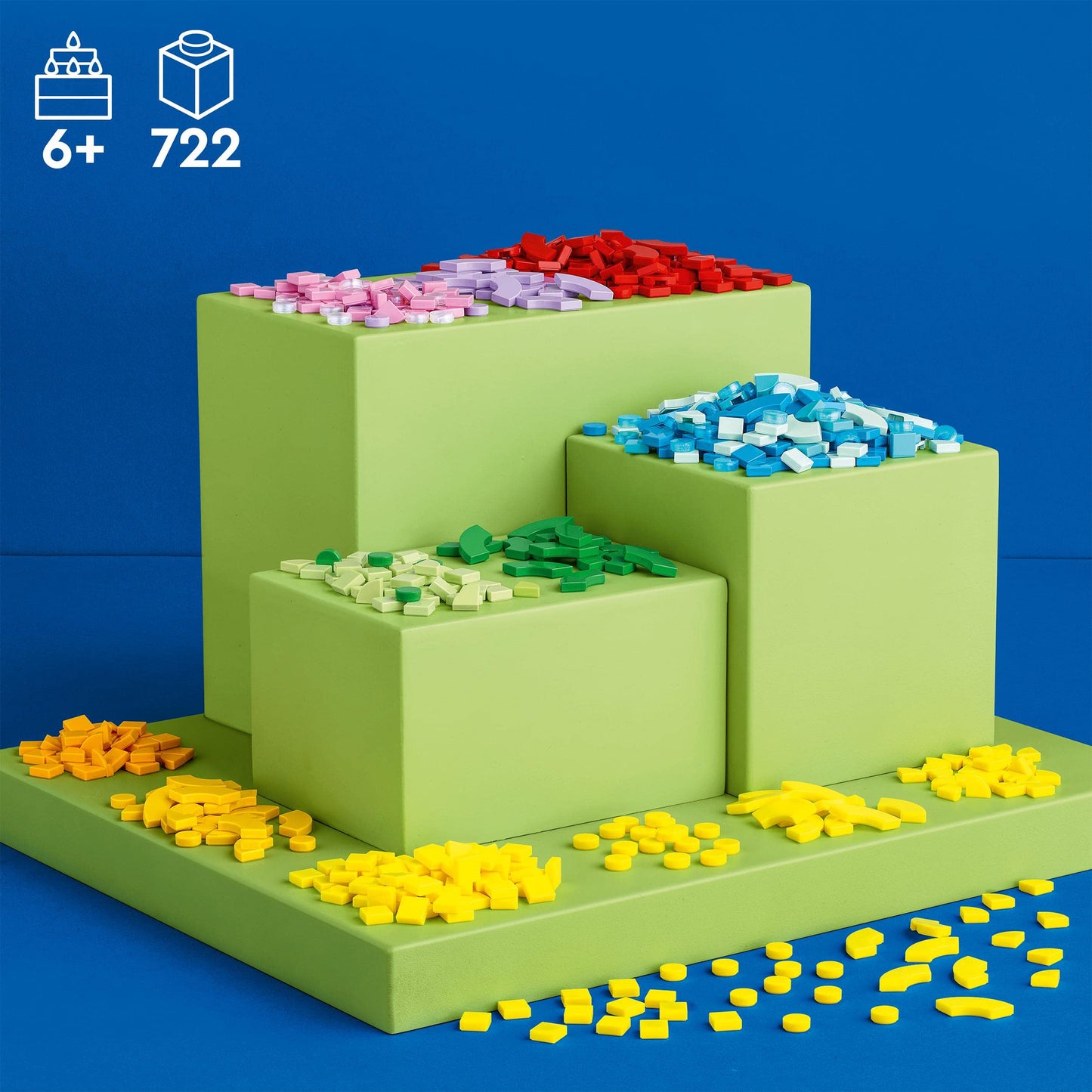 LEGO 41950 DOTS extension set XXL - messages, creative set for DIY message board for children, toy craft set with letter building blocks