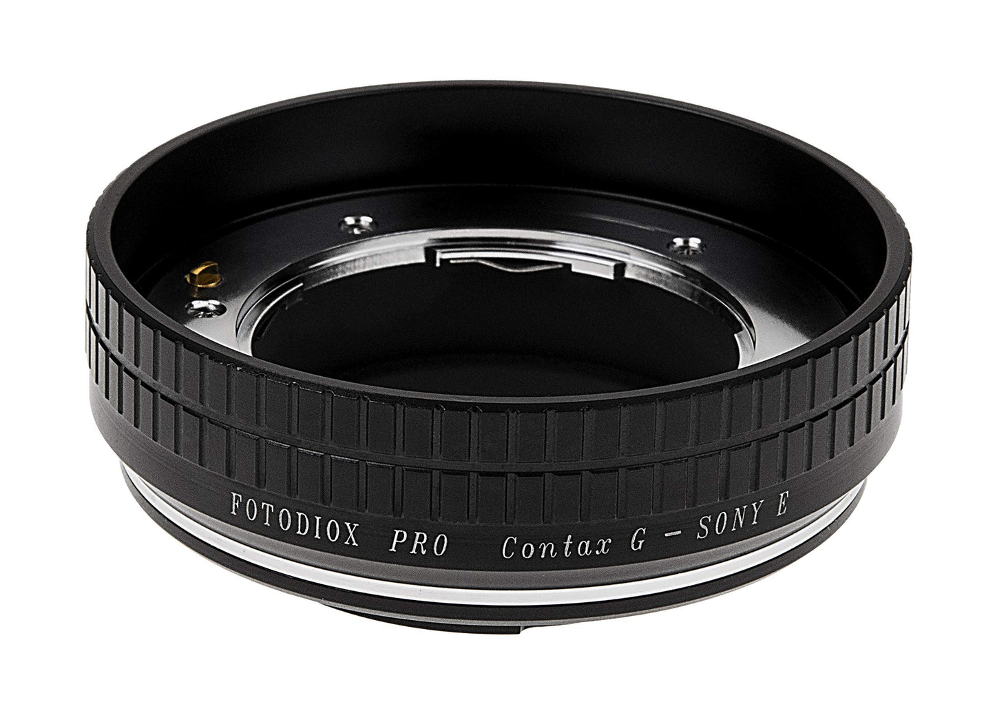 Fotodiox Pro Lens Mount Adapter Compatible with Select Contax G Lenses on Sony E-Mount Cameras - CntxG-SnyE-Pro