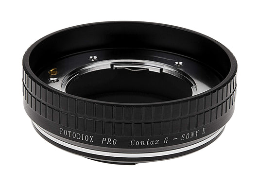 Fotodiox Pro Lens Mount Adapter Compatible with Select Contax G Lenses on Sony E-Mount Cameras - CntxG-SnyE-Pro
