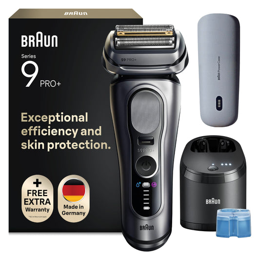Braun Rasierer Herren Elektrisch Series 9 Pro+, 9677cce, Silber